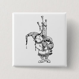 Chapa Cuadrada Gnome y sus Bagpipes
