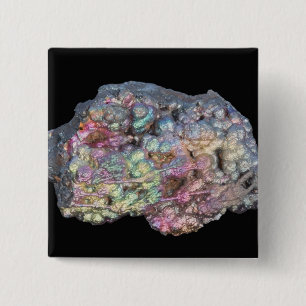 Chapa Cuadrada Goethite que muestra Iridescence