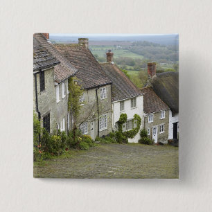 Chapa Cuadrada Gold Hill, Shaftesbury, Dorset, Inglaterra, Unido