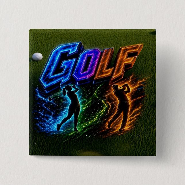 Chapa Cuadrada Golf (Anverso)