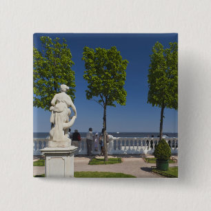 Chapa Cuadrada Golfo de Finlandia desde la Villa Monplaisir