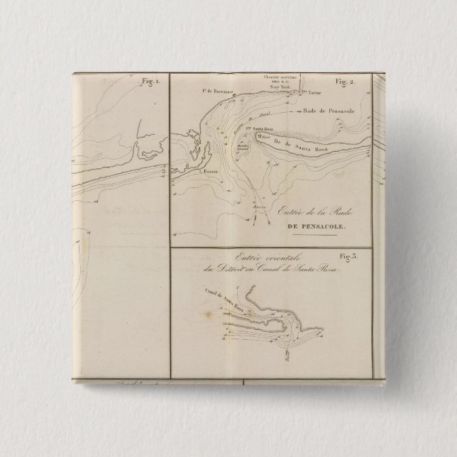 Chapa Cuadrada Golfo de México (Anverso)