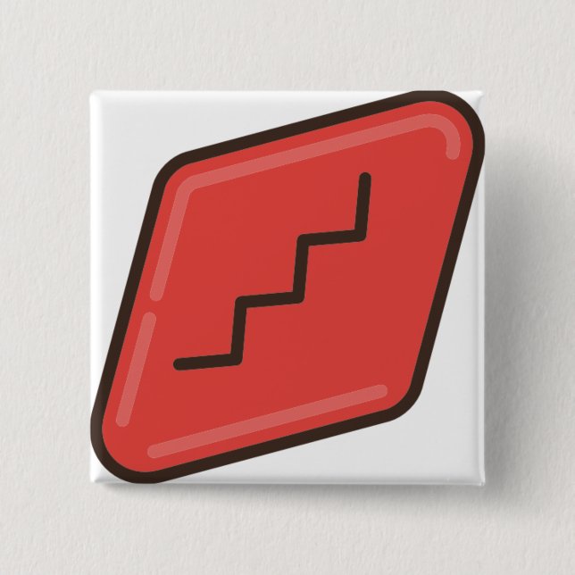 Chapa Cuadrada goma de vino (Anverso)