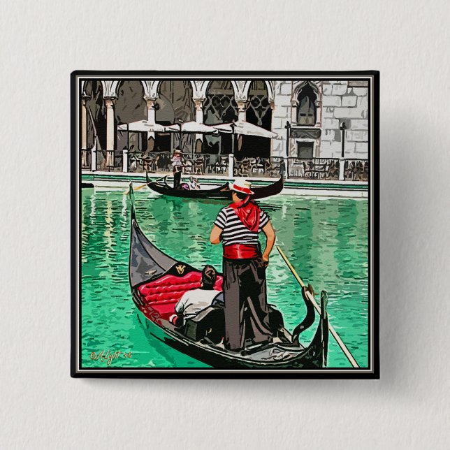 Chapa Cuadrada Gondolier (Anverso)
