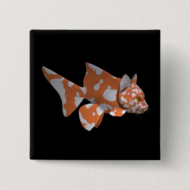 Chapa Cuadrada Goofy Catfish (Anverso)