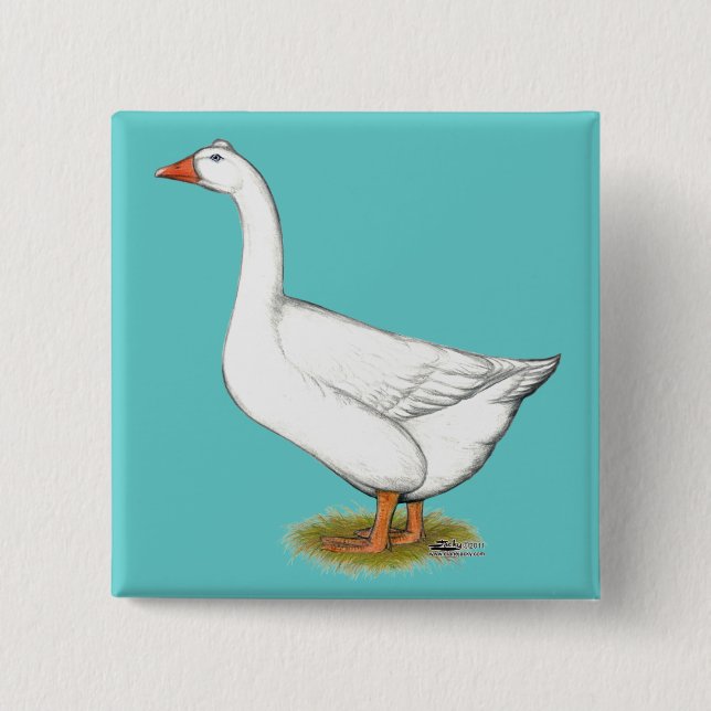 Chapa Cuadrada Goose Roman Tufted (Anverso)