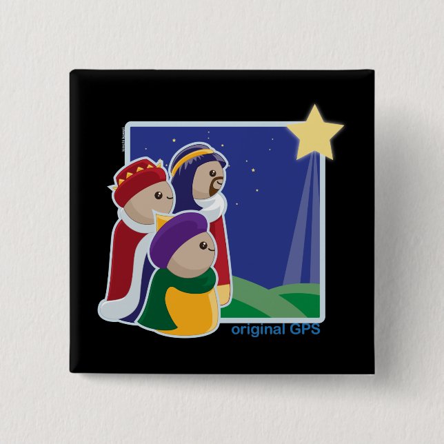 Chapa Cuadrada GPS original (Anverso)