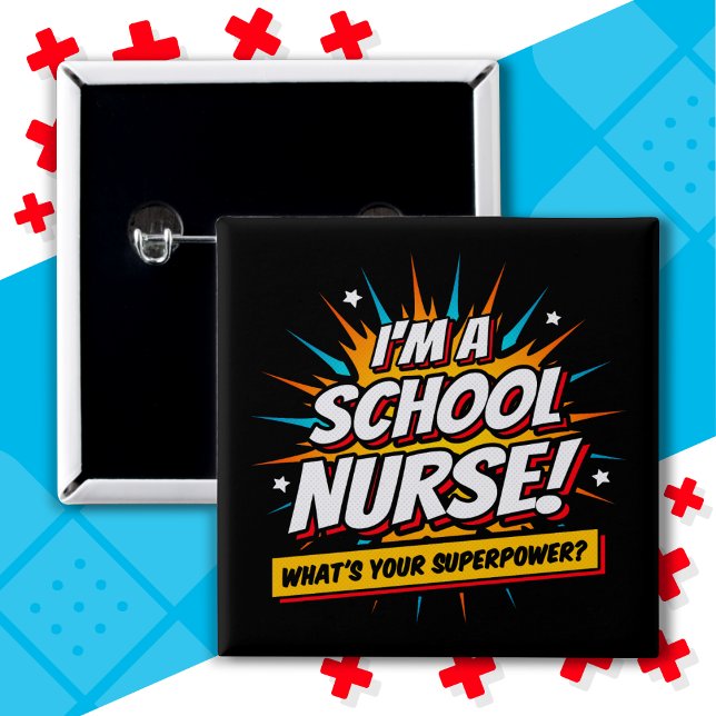 Chapa Cuadrada Graciosa Apreciación de Enfermeras de Superpower S (Subido por el creador)