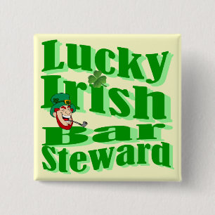 Chapa Cuadrada Gracioso día de San Patricio Irlandés