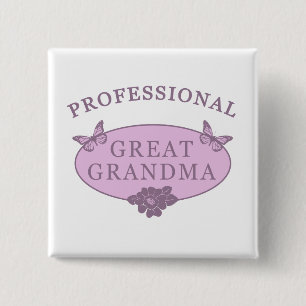 Chapa Cuadrada Graciosos regalos de la Gran Abuela Gag