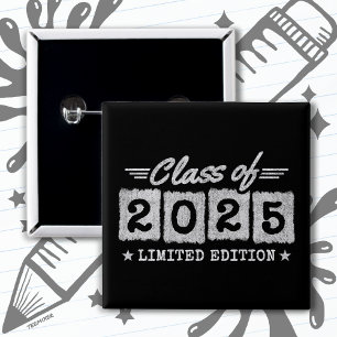 Chapa Cuadrada Graduación 2025 Graduado Superior 2025