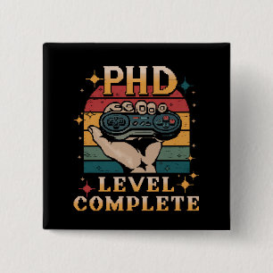Chapa Cuadrada Graduación de Doctorado Completa a Nivel de Doctor