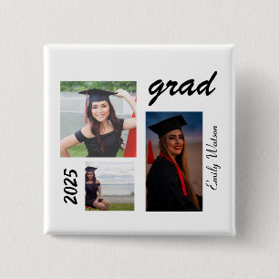 Chapa Cuadrada Graduación personalizada Grad 2025