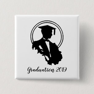 Chapa Cuadrada Graduación retro 2019