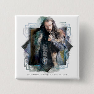 Chapa Cuadrada Gráfico de caracteres THORIN OAKENSHIELD™
