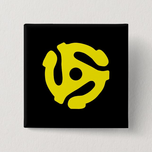 Chapa Cuadrada Gráfico de espaciador amarillo 45 (Anverso)