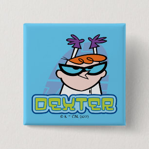 Chapa Cuadrada Gráfico de nombre de carácter Dexter