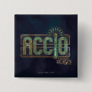 Chapa Cuadrada Gráfico de ortografía Jade Art Deco ACCIO™