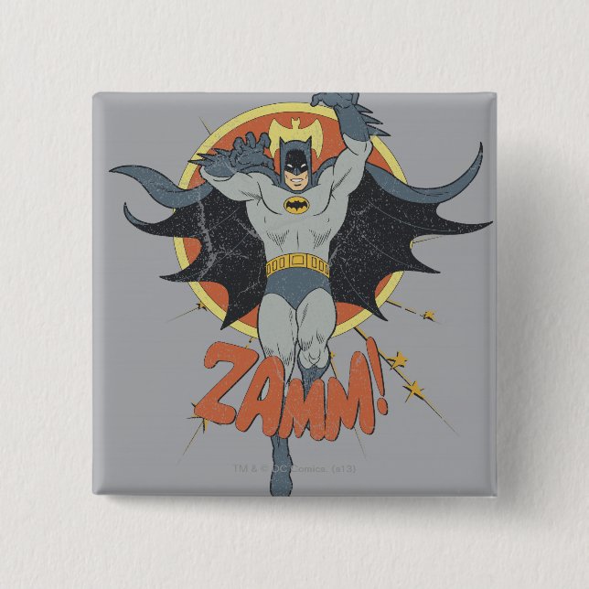 Chapa Cuadrada Gráfico de ZAMM Batman (Anverso)