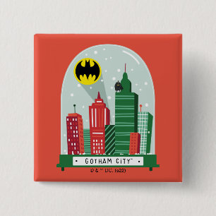 Chapa Cuadrada Gráfico del globo de nieve Batman Gotham City™