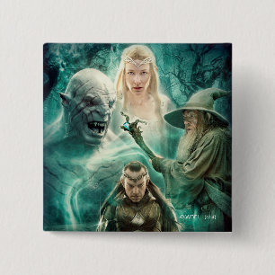 Chapa Cuadrada Gráfico ELROND™, Azog, Galadriel y Gandalf