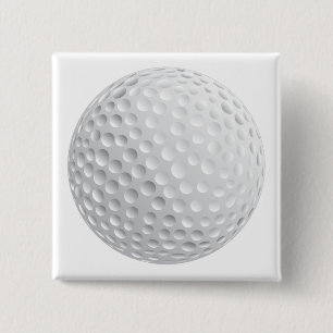 Chapa Cuadrada gráfico vectorial de pelota de golf