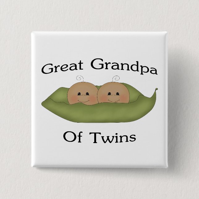 Chapa Cuadrada Gran abuelo de gemelos (Anverso)