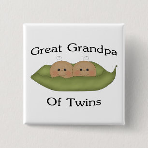 Chapa Cuadrada Gran abuelo de gemelos