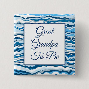 Chapa Cuadrada Gran Abuelo para ser   Baby Shower de Boy