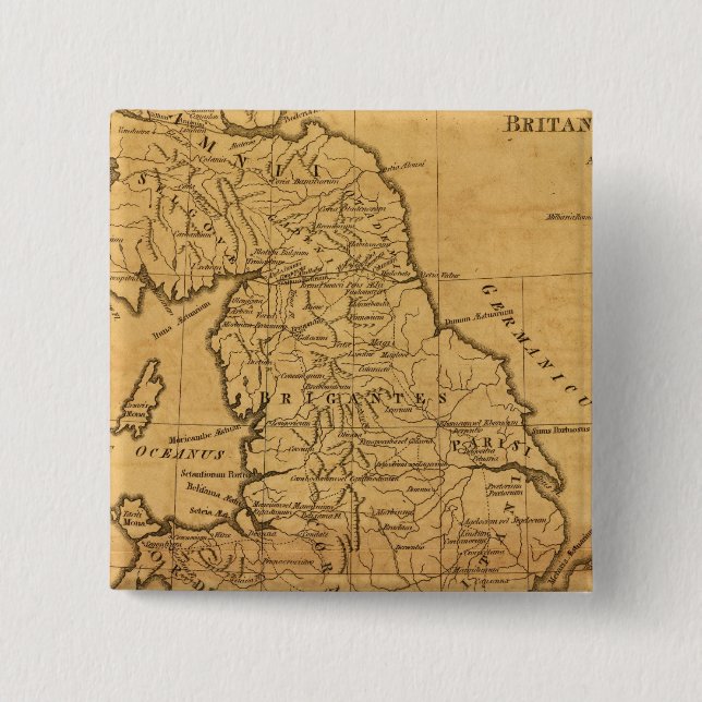 Chapa Cuadrada Gran Bretaña antigua (Anverso)