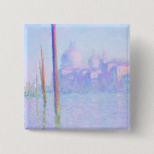 Chapa Cuadrada Gran Canal en Venecia (por Claude Monet)