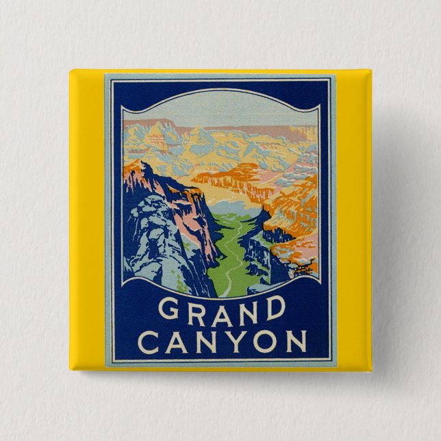 Chapa Cuadrada Gran Cañón (Anverso)