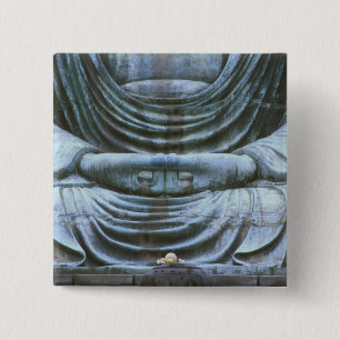 Chapa Cuadrada Gran detalle de Buda, templo Kotokuji, Kamakura, 2
