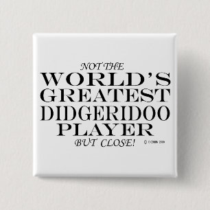 Chapa Cuadrada Gran Jugador Didgeridoo Cerrar