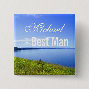 Chapa Cuadrada Gran Teton Parque Nacional boda mejor hombre