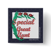 Gran tía especial personalizada Ladybugs