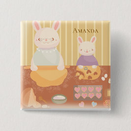 Chapa Cuadrada Grandma Baking Cookies