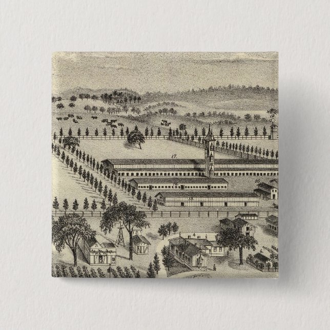 Chapa Cuadrada Granja de Ayrshire (Anverso)