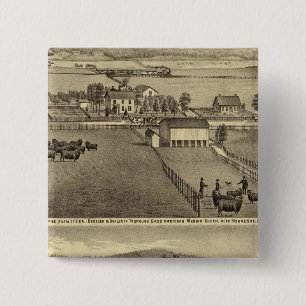 Chapa Cuadrada Granja de SA Cockayne cerca de Moundsville