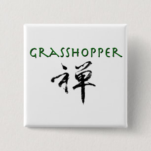Chapa Cuadrada Grasshopper con símbolo "Zen"