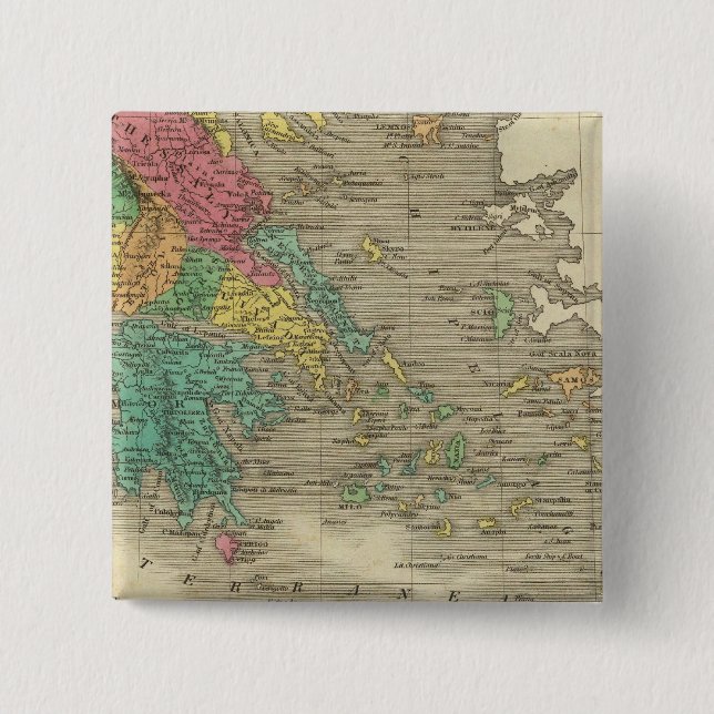 Chapa Cuadrada Grecia 10 (Anverso)