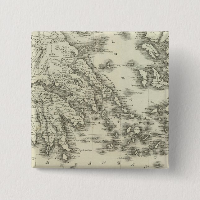 Chapa Cuadrada Grecia 16 (Anverso)