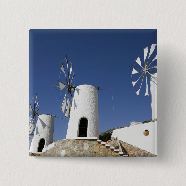 Chapa Cuadrada GRECIA, CRETE, Provincia de Iraklio, Ano Kera: (Anverso)