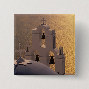 Chapa Cuadrada Grecia, Islas Cícladas, Santorini, Thira,