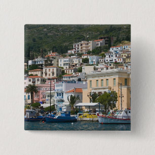 Chapa Cuadrada GRECIA, Islas del Egeo Nororiental, SAMOS,