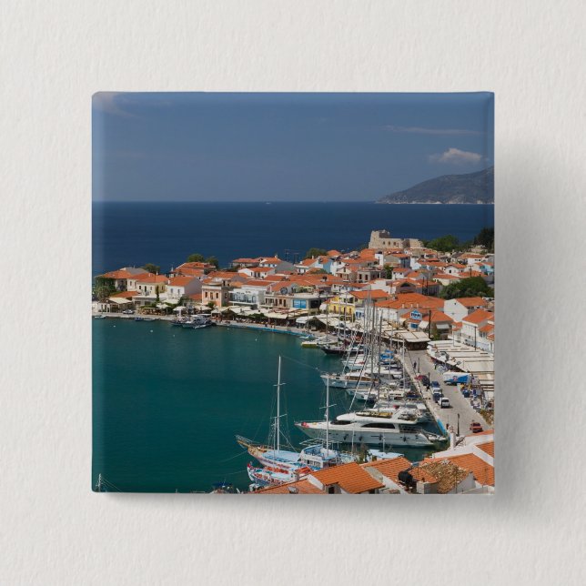 Chapa Cuadrada GRECIA, Islas del Egeo Nororiental, SAMOS, 3 (Anverso)