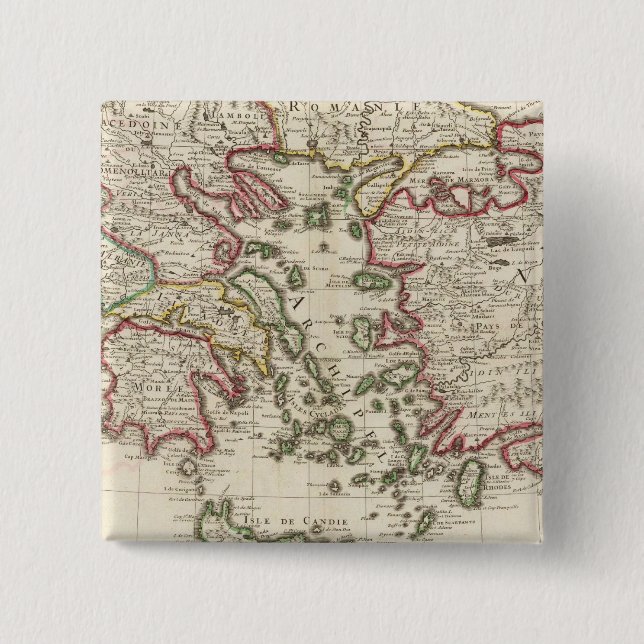 Chapa Cuadrada Grecia y Turquía (Anverso)