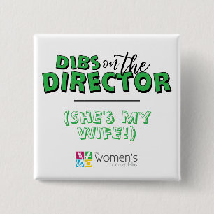 Chapa Cuadrada Green Dibs on the Director