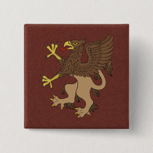 Chapa Cuadrada Griffin Rampant