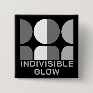 Chapa Cuadrada Gris indivisible GLOW Group